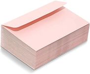 50 Pack A1 Premium Invitation Envelopes for Wedding, Metallic Pink, Mini Sized (3.6 × 5.1 In)