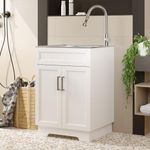 UpWiew Laundry Sink Cabinet with St