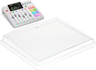 Upgraded Dust cover for RodeCaster pro 2, suitable for RodeCaster pro ii case, prevents dust from entering, transparent color