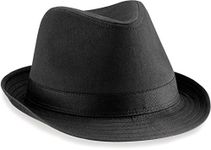 Beechfield Fedora Hat – Assorted Colours - Black - Medium