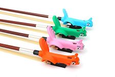 Yinfente 1pc Hold Violin Bow Holder Hold Violin/Viola Bow Teaching Aid Violin Bow Grip Learn Violin Beginner Corrector Bow Straightener Soft protect finger