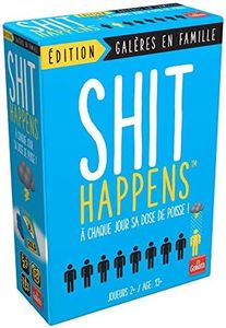 Goliath - Shit Happens - Edition Galères en Famille - Jeu de Société Pour Ados et Adultes - Rigolade - Jeu de Cartes - Pour Des Moments Fun en Famille - A partir de 2 joueurs - A partir de 13 ans