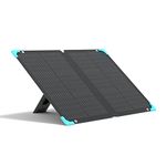 Renogy 80 watt Portable Solar Panel for Power Station, 12v Foldable Solar Panel for Camping RV of 22% Efficiency Mono Solar Module with IP67 Waterproof Etfe Lamination, Adjustable Kickstand for Off Grid