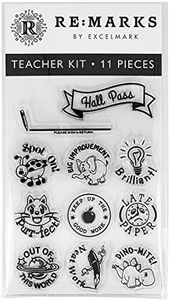 ExcelMark Cling Stamp Set (Teacher)