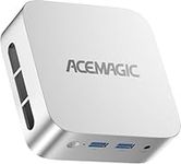 ACEMAGICIAN V1 Mini PC, Processore Intel N150 (4C/4T, up to 3.6 GHz), 16GB RAM DDR4, SSD M.2 1 TB SSD ,Mini Computer with 25W TDP, Display Dual 4K, Dual 1000M LAN/WiFi 5/BT 5.2