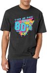 80's Shirts Men I Love The 80s Shirt Take Me Back to The 80s T-Shirt Vintage 80s Birthday Party Outfit, Grey, X-Large
