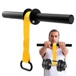 Forearm Strengthener and Wrist Roller Anti-Slip Handles Forearm Strengthener with 43.3 In Or 51.2 In Ultra-Strong Nylon Strap Wrist Roller Forearm Exerciser(COLOR:as shown)