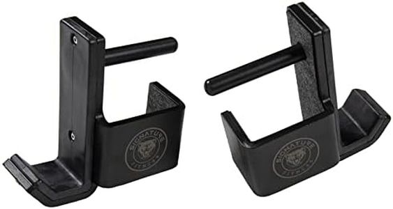 Signature Fitness SF-3 1,500 Pound Capacity 3” x 3” Power Cage Squat Rack, Includes J-Hooks and Safety Straps, Other Optional Accessories, J-Hooks