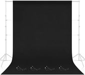 EMART Photo Video Studio 8.5 x 10ft Green Screen Backdrop Stand Kit, Photography Background Support System with 10 x12ft 100% Cotton Muslin Chromakey Backdrop…