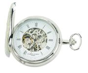 Charles-Hubert, Paris Two-Tone Mechanical Pocket Watch