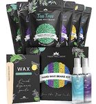 Tress Wellness Hard Wax Beans Kit [6 Bags + Pre & After Spray] Hard Wax Beads Hair Removal - Waxing Beds