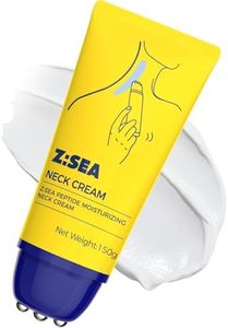 Z:SEA Neck Firming Cream with Roller - Anti-Aging Treatment, Hydrating & Tightening with Collagen, Vitamin C, Hyaluronic Acid, Reduces Wrinkles, Lifts & Firms Skin for Youthful Look, 5.29 fl oz