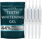 Cool Teeth Whitening Gel Refills Carbamide Peroxide Refill 5 Dispenser Tubes DIY 25 Treatments Tooth Whitener Bleaching Dentist Grade Strength Enamel Safe Whitener
