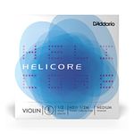 D'Addario Helicore Violin Single E String, 1/2 Scale, Medium Tension