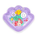 Bright Starts Disney Princess Ariel Tummy Time Water Mat, The Little Mermaid Sea Treasures, Purple, Baby Girl Newborn +