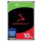 Seagate IronWolf 10TB NAS Internal Hard Drive HDD – CMR 3.5 Inch SATA 6Gb/s 7200 RPM 256MB Cache for RAID Network Attached Storage (ST10000VN0008) (ST10000VNZ008/N0008)