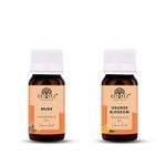 Devinez Musk, Orange Blossom Aroma Oil for Diffuser/Ultrasonic Aroma Diffuser/Tealight Diffuser/Reed Diffuser, 30ml Each