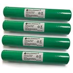 GEILIENERGY 3.6V 3000mAh Ni-MH Battery (4PACK) Compatible with Streamlight Stinger 75375 75175 LED HP, XT,DS,PolyStinger, Pelican M9, FL126 Flashlight