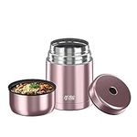 Yelocota Thermos for Hot Food,20Oz Vacuum Insulated Stainless Steel Lunch Food Containers, Wide Mouth Soup Flask for Hot Food, Leak Proof Food Jar for School Office Travel