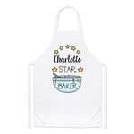 Personalised Star Baker Chefs Apron Baking Custom Name