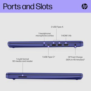 HP Stream 14” Laptop – Indigo Blue