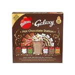 Maltesers & Galaxy Hot Chocolate Station | Hot Chocolate Gift Set Featuring Hot Chocolate Sachets & 6 Toppings | Create Your Own Hot Chocolate Experience | Pack of 1