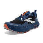 Brooks Men's Cascadia 17 GTX D Width Trail Running Shoe (BRK-110402 1D 1328050 8 Navy)