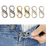 Hook for Jeans Zipper and Button, Zipper Puller Tool, Jeans Zipper Pull Helper, Zipper Holder Upper for Jeans, Customs Lock Zipper Puller- Zipper Holder Upper for Jeans- Mix Colors