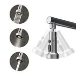 WaterScience Tap Extender for Kitchen Sink - Wide | Upto 70% Water Saving | 360 Degree Rotation | Water Saving Nozzle, 5.5 x 5.5 x 13.5 cm