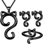 beautlace Cute Cat Necklaces/Stud E