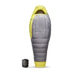 Sea to Summit - Spark Women's Ultralight Down Sleeping Bag Regular (-1°C) - Mummy Shaped - Full Length - 850+ Loft Ultra-Dry Down - 2.5 Season - For Backpacking - Grey & Yellow - 584g