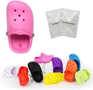 ZJCAHXJ 1 Pack Cute Car Air Freshener,Shoe Shape Car Vent Clips with 2PCS Refills Solid Fragrance Replacement Pads Car Decor Car Perfume Clip Car Interior Accessories for Men/Women（Pink）