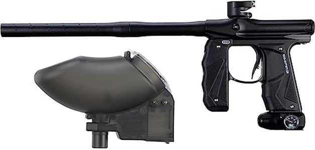 Empire Mini GS Electronic Paintball Marker w JT Revolution Electronic Paintball Loader Starter Package (JT Loader Smoke, Dust Black/Dust Black)