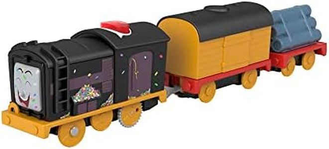Thomas & Friends HNN85 Jouet à Moteur Diesel Parlant avec Sons et Phrases, Version Anglaise Britannique, Moteur motorisé à Batterie avec Tender, HNN85