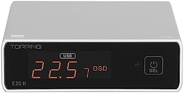 Topping E30II Lite AK4493S DAC Hi-Res Audio XMOS AU208 Touch Operation Preamp Decoder (Silver)