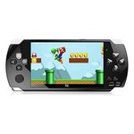 Exxelo X6 Handheld 4.3-inch Game Console, Built-in More Than 10,000 Free Games, Support Photos can Play MP3 MP4 e-Books, Support TV Connection Display, Support Game Download 8GB Best Gift