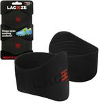 Laceeze Band Original Black fits shoe size C13 – UK 6.5 keeps laces tied during sport, football, rugby, hockey