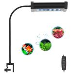 Lominie LED Aquarium Plant Light, Nano Fish Tank LED Light Full Spectrum Aquarium Lamp Dimmable for Freshwater Planted Tank with Gooseneck(Freshwater)