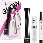 IT Cosmetics Celebrate Effortless Glow Makeup 3-Piece Gift Set, Beauty Kit Featuring Full-Size Lip Gloss, Eyeshadow, and Mascara