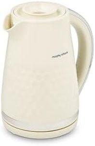 Morphy Richards Hive Kettle, 1.5L, Easy Fill System, Enhanced Waterspout, 3KW Rapid Boil, 360 Degree Base, Limescale Filter, Water Viewing Window, Cream, 108272
