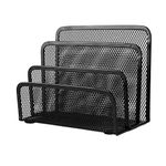 Drake Practical Mesh Metal Letter Sorter Mail Document Tray Desk File Organizer Storage Holder