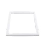 Hilitand Square Rectangle Plastic Clip Frame for Embroidery Cross Stitch Quilting Needlepoint Tool Embroidery Quilting Craft DIY Tool (27.9 * 27.9cm)