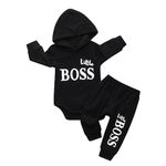 Baby Clothes Set Baby Boys Hoodie Clothes Long Sleeve Letter Print Top + Pants