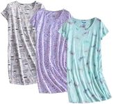 PNAEONG 3 Pack Women's Cotton Night