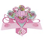 Mum Birthday Pop-Up Greeting Card Original Second Nature 3D Pop Up Cards