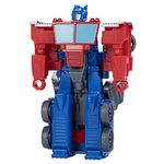 Transformers Toys EarthSpark 1-Step Flip Changer Optimus Prime 10-cm Action Figure, Robot Toys for Ages 6 and Up