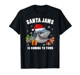 Santa Jaws Shark Christmas, Merry Sharkmas T-Shirt