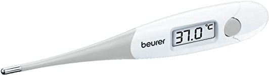 Beurer FT 13 Waterproof Flexible Digital Thermometer with Optical and Sound Fever Alert, Comfortable Fever Measurement for Babies, Children and Adults