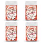 Insect Smoke Bomb 4 Pack - Fast-Acting Permethrin Formula, Comprehensive Coverage, Non-Staining, Odourless, Safe for Home Use, Approved by Health Safety Executive, Effective Against All Insects