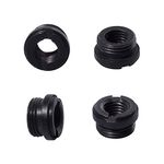 Cool Hand 1911 Short Bushings, Black Stainless Steel Bushings, Slim Version, Height 0.16'', Blued